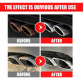 30/120ml Car Motorcycle Exhaust Pipe Cleaner Car Rust Remover with Gloves and Brush Repair Maintenance Tool Set Car Clean Tools