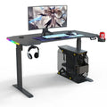 Gaming Table Computer Desk Racing Style Office Table Gamer Pc Workstation Gaming Desk with CPU Stand