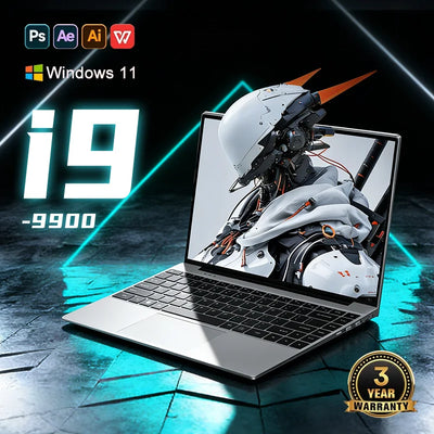 NEW 15.6' Laptop Intel Core I9-9900 Windows 11 Gaming | SAMAG