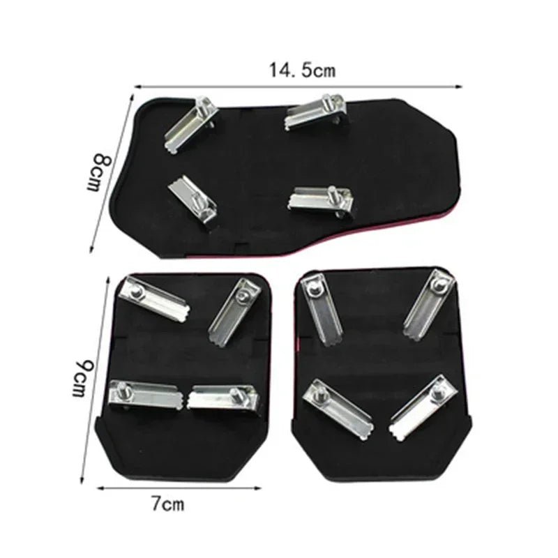 Automotive brake accelerator pedal, manual gear pedal, stainless steel universal pedal tool, automotive universal pedal