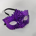 Plastic Halloween Mask Electroplated Decorative Costume Mask Party Masquerade Mask Delicate For Birthday Party Carnival Parade