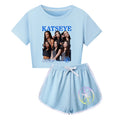 KATSEYE Costume Baby Girls Summer Casual Pajamas Set Kids | SAMAG