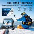 High-Speed Memory Card 128GB 256GB 512GB V30 A2 4K SD Card Micro TF SD Card for Smartphone/Tablet/Camera/Switch/Drone Cross-Use