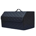 Car Trunk Organizer Box Large Capacity Auto Multiuse Tools Storage Bag Stowing Tidying Leather Folding for Emergency