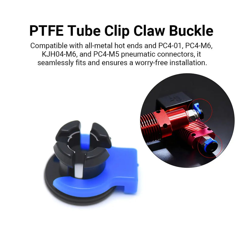 3D Printer Parts  PC4-01 PC4-M6 Pneumatic Connectors Collet Clips for Hotend Extruder Bowden PTFE Tube Fittings 1.75mm Filament