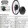 72V 5000W E-Bike Conversion Kit Brushelss Gearless Rear Wheel Hub Motor 2000W,3000W For Electric Bicycle