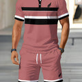 Summer Men's Polo Shirt Set - 3D Printed Design | SAMAG