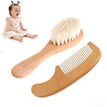 Wooden Baby Hair Brush Comb Soft Baby Bath Brush Clean Hair Body Gentlely Newborn Protect Shower Infant Wash Care Tool