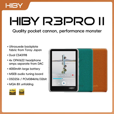 HiBy R3 Pro II / Gen 2 HiFi MP3 Music Player USB DAC | SAMAG