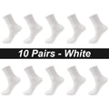 10Pairs/Lot Men Combed Cotton Socks Black Casual Business | SAMAG