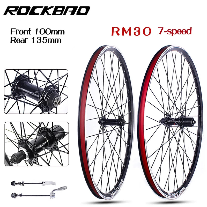 ROCKBAO 20 Inch Bike Wheelset 24 26 Aluminum Alloy - View 9 | SAMAG