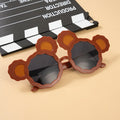 PESENAR Various Funny Novelty Party Glasses, Bear Ear Rainbow Heart Cartoon Shaped Sunglasses for Summer Festival Cosplay Selfie