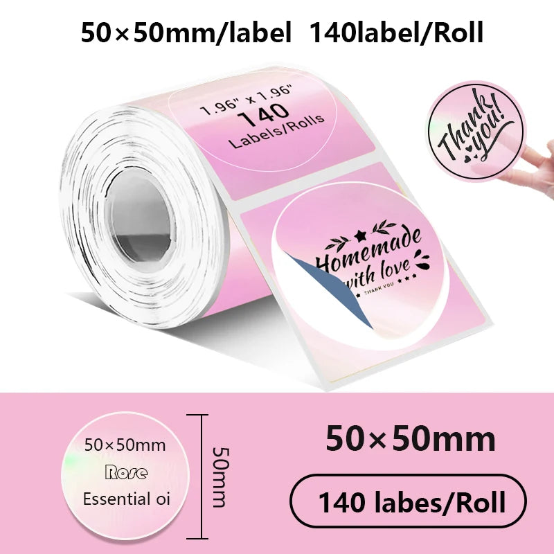 M110 Color Transparent Thermal Adhesive Label Roll, Suit - Visuel 29 | SAMAG