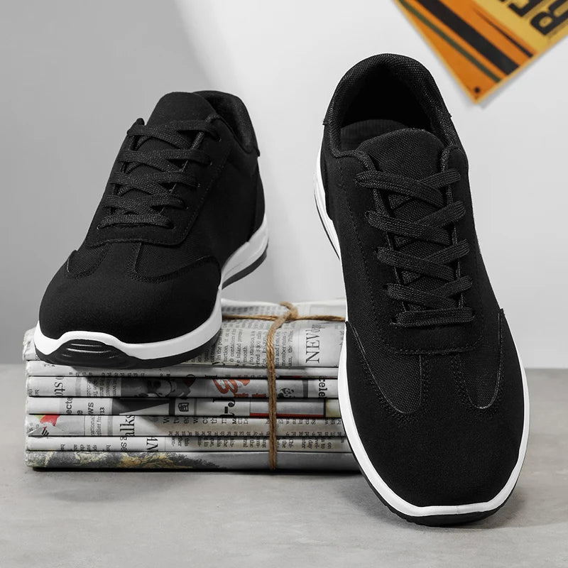 Men's Shoes, Spring and Autumn Trendy Shoes, New Cross-Border Models, White, Black, Red Sports Shoes, Soft-Soled, Breathable, Men's Low-Top Versatile Casual Shoes