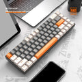 K68 60% Wireless Mechanical Keyboard with BT 5.0/2.4Ghz Dual Mode Receiver Compact 68-Key Hot Swap Gaming Keyboard for PC Mac Xb