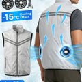 Popular Fan Vest 2026 Summer Cooling Wearable Air-conditioned Clothes Lightweight for Outdoor Walking Fishing Commute Camping