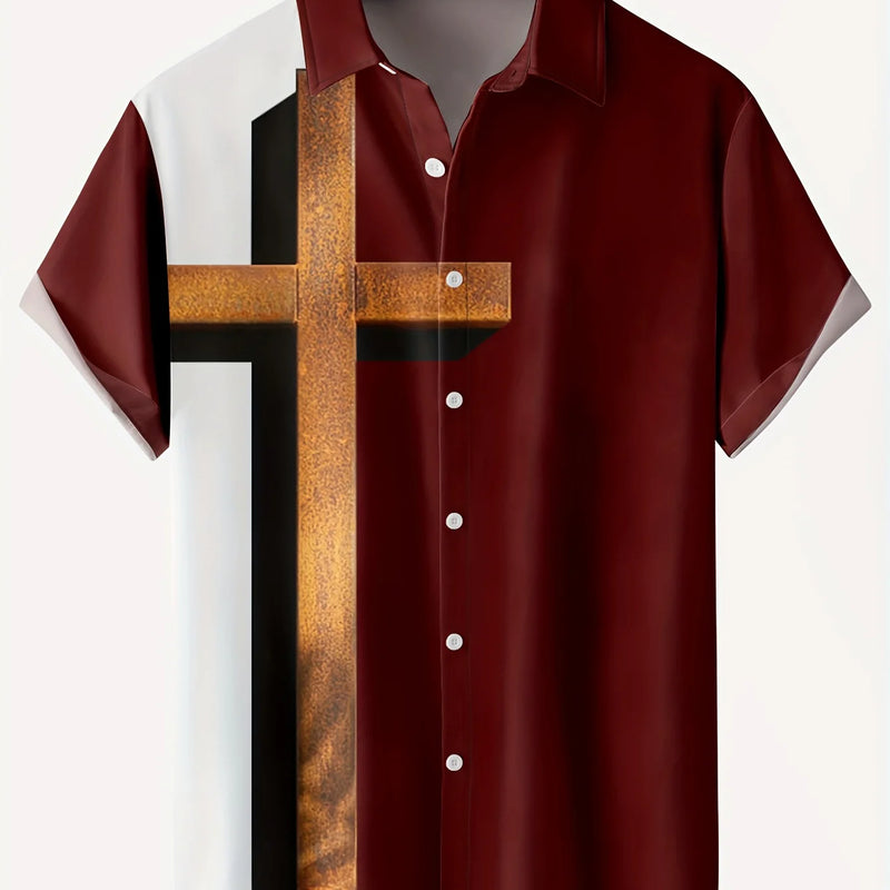 New Hawaii Men's Vintage Shirts Casual Breathable Short | SAMAG