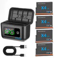 For Insta360 X4 Air Replacement Battery 2100mAh/ Fast Charger box for Insta 360 X4 Air Action Camera Accessories