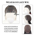 Reddish Brown Colored Box Braided Wigs Braids For Black Women 26Inch Long Crochet Braids Synthetic Hair 13x3 Lace Front Wigs