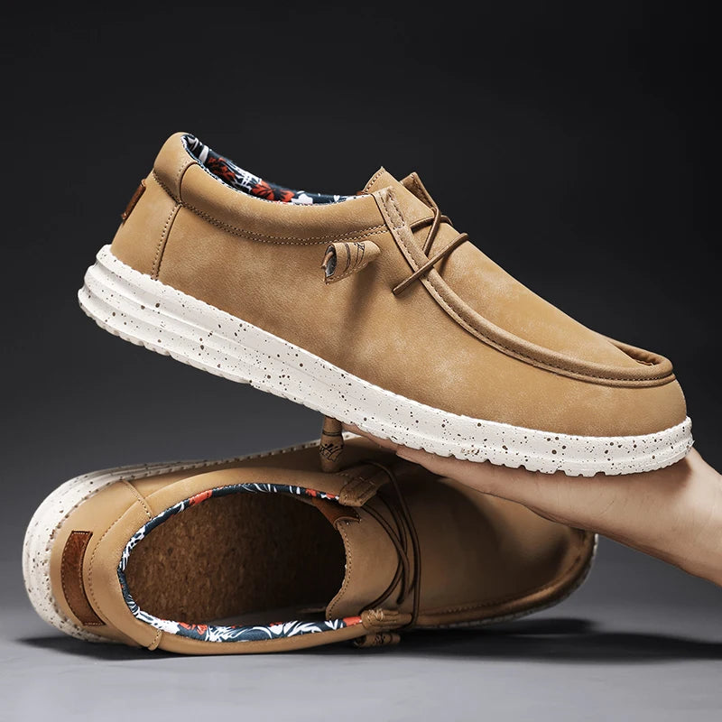 Artificial Leather Casual Shoes Men Nice Dude Loafers Fashion Men's Slip-ons Mocassin Homme Mocasines Hombre Big Size 49 50 51