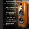 Balenald home theater system BA-12 dual 12-inch bass fever-grade hifi floor-standing three-way speaker audio home