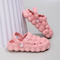 Comwarm Bubble Ball Women Sandals New Summer Women Clogs Garden Shoes House Massage House Slippers Closed Toe Anti-Slip Sandals