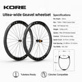 Carbon Fiber Wheelset Disc Brake for Gravel-Bike Wheels Engagement Ratchet Lightweight Bike Wheels