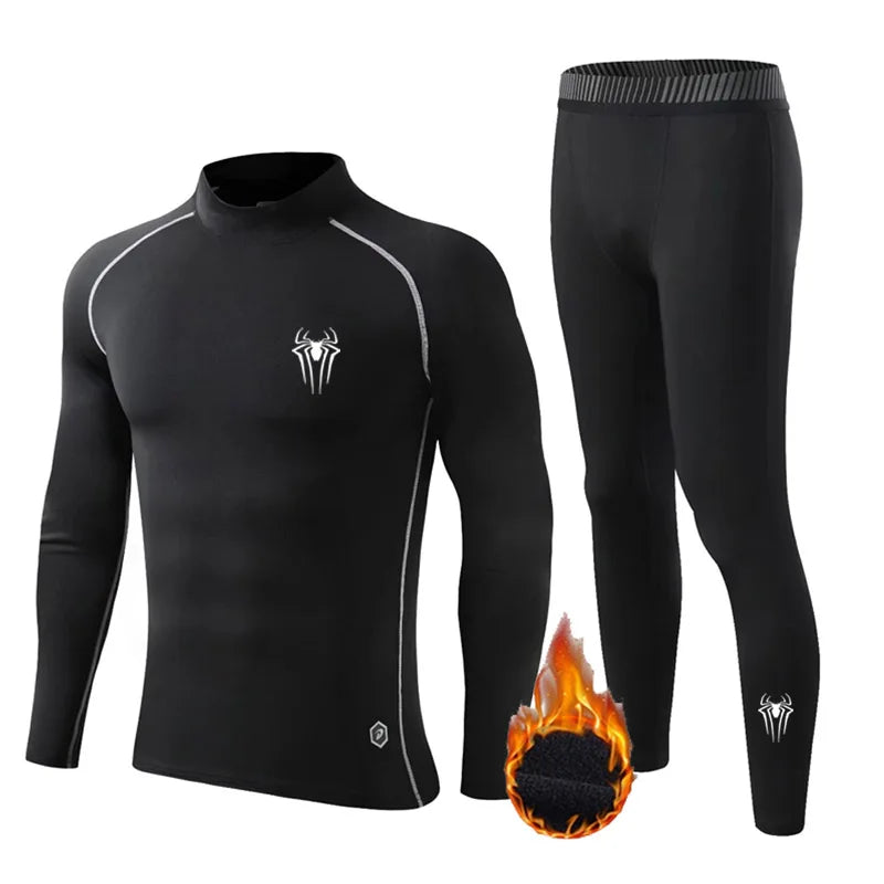 Men's Thermal underwear Base Layer Sport Winter Long Johns Leggings Thermal underwear Children Warm Sweat Suit Sportswear