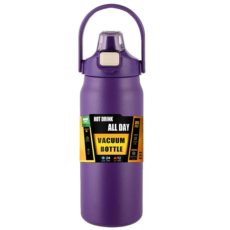 Portable Thermos with Straw 304 Stainless Steel Thermal - Visuel 10 | SAMAG