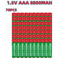 NEW 8800mAh Rechargeable Battery AAA  Alkalinity Battery 1.5 V AAA Battery for Clocks Mice Computers Toys So on