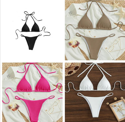 Bikini Set Pad Beach Triangle Swimwear Women XS - XL Maio | SAMAG