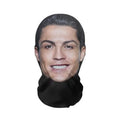 3D Funny Pattern Mesh Face Mask Head Cover Party Halloween Cosplay Props UV Protection Shield Ronaldo Pattern