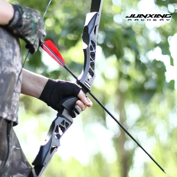 64" 30-60lbs JUNXING F166 Bow Limbs 21" Riser ILF | SAMAG