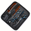 Stainless Steel Hair Scissors Set - Professional Thinning & Texturing Shears, Layered Hair Cutting Tools for Home Barber Kit