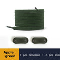 Elastic Shoe Laces Buckle Lock No Tie Shoelaces Sneakers Flat Woven Shoelace without Ties Kids Adult Rubber Bands for Shoes