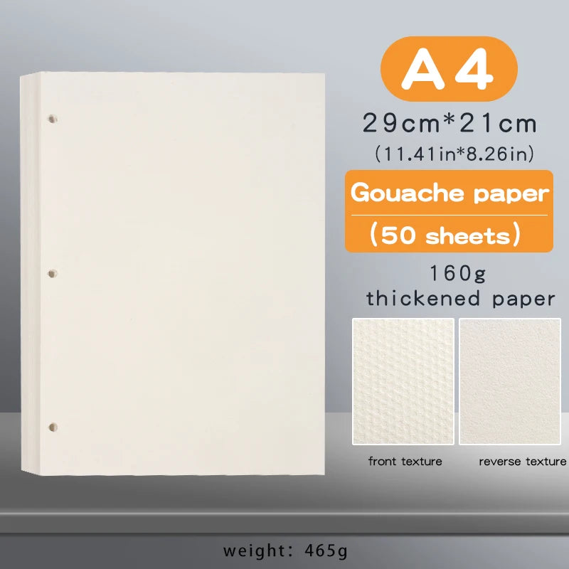 Transparent A4 Folder 3 Ring Binder with Buckle Closure Matte PP File Folder Document Organizer for School Office Stationery