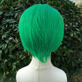 Light Green Short Bob Cut for Women Cosplay 13x4 Lace Front Wigs for Men Glueless Synthetic Hair Heat Resistant Free Part 150%