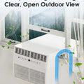 12000 BTU U-Shaped Window AC, Full View, 20% Airflow, Ultra Quiet & Upgraded Panel, Custom