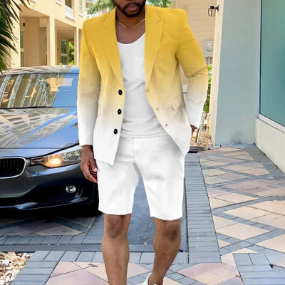 Men's Clothing Summer Single-Breasted Outfits Business | SAMAG