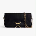 French-style exquisite one-shoulder women's bag, Spanish diamond chain fashion messenger bag, women's wing envelope bag
