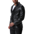 Autumn new, trendy PU leather jacket British large size leather casual suit jacket