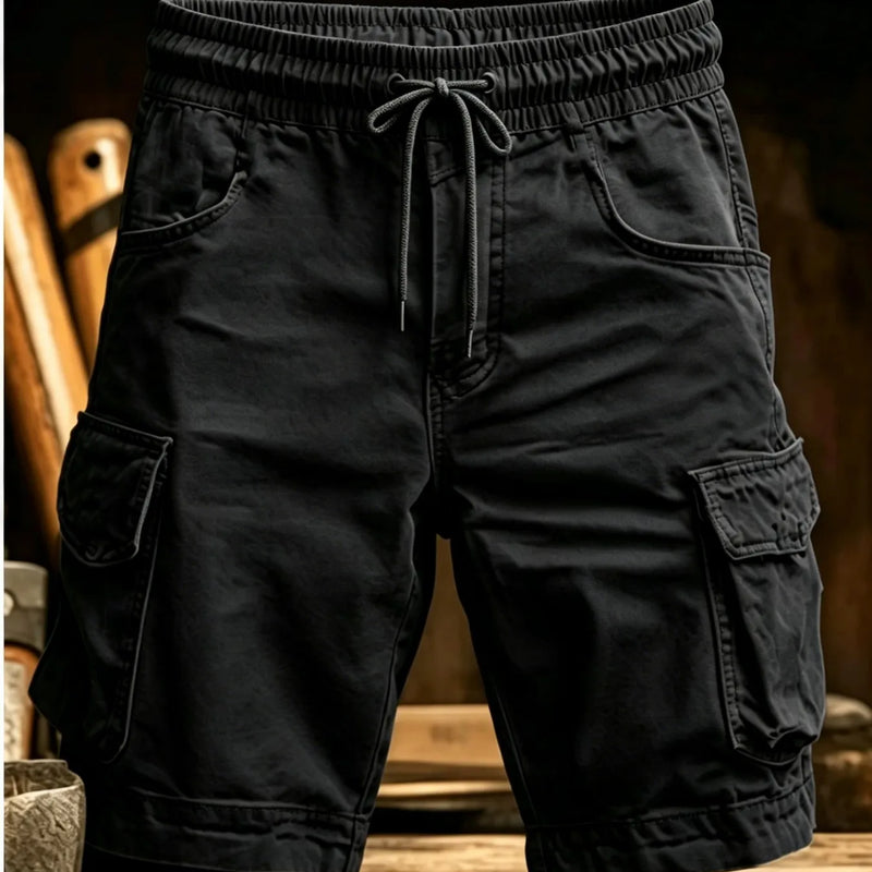 Men Summer New Multi Pockets Cotton Cargo Shorts Fashion | SAMAG