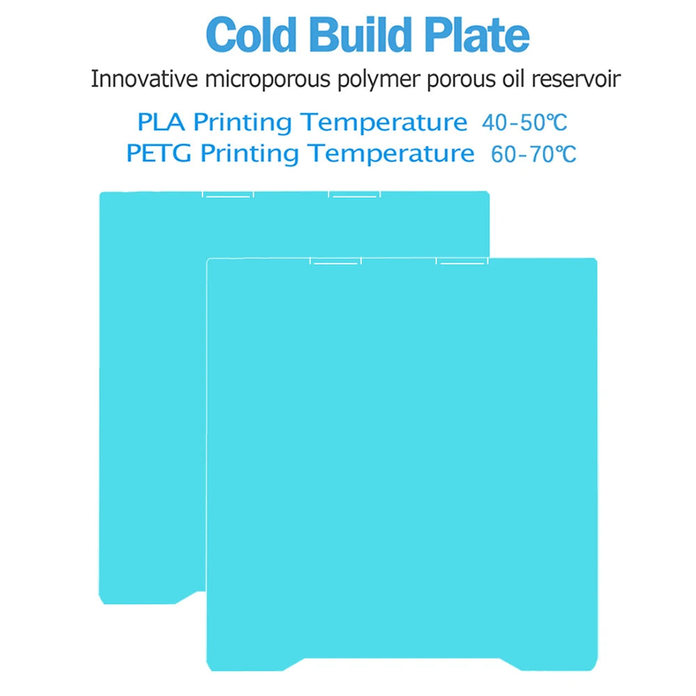 For Creality K2/K2 Pro Build Plate Double sided Cold Plate PEI PEO PET PEY Heat Bed Spring Steel Sheet For K2/K2 Pro 3D Printer