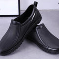 Men's Rain Boots Short Tube Anti-slip Waterproof Kitchen Shoes Work Shoes Fishing Shoes Construction Wear Resistant Rubber Shoes