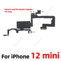AiinAnt Phone Top Sound Ear Earpiece Speaker Proximity Light Sensor Flex Cable For iPhone 12 13 14 15 Pro Max Plus