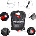 Outdoor Shower Bags 20/40L Foldable Solar Shower Bag Outdoor Bath Water Bag Camping Sun Compact Heated Water Shower Bags Scrubbi