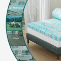 JHK 4 Inch Gel Memory Foam Mattress Topper Full Size Cooling Mattress Soft and Breathable Bed Topper School Bedroom Furniture