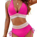 Women's Shoulder High Waist Split Bikini Swimwear | SAMAG