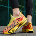 Cushion Running Shoes Carbon Plate Marathon Men Sports Breathable Lightweight Women's Comfy Athletic Antiskid Sneakers Casual