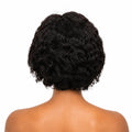 TIMOPOL Short Deep Wave Pixie Cut Lace Front Human Hair Wig HD Transparent Lace  Pre Plucked Hairline Short Curly Bob Wigs